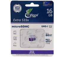 کارت حافظه microSDHC ویکو من Extra 533X ظرفیت 16 گیگابایت